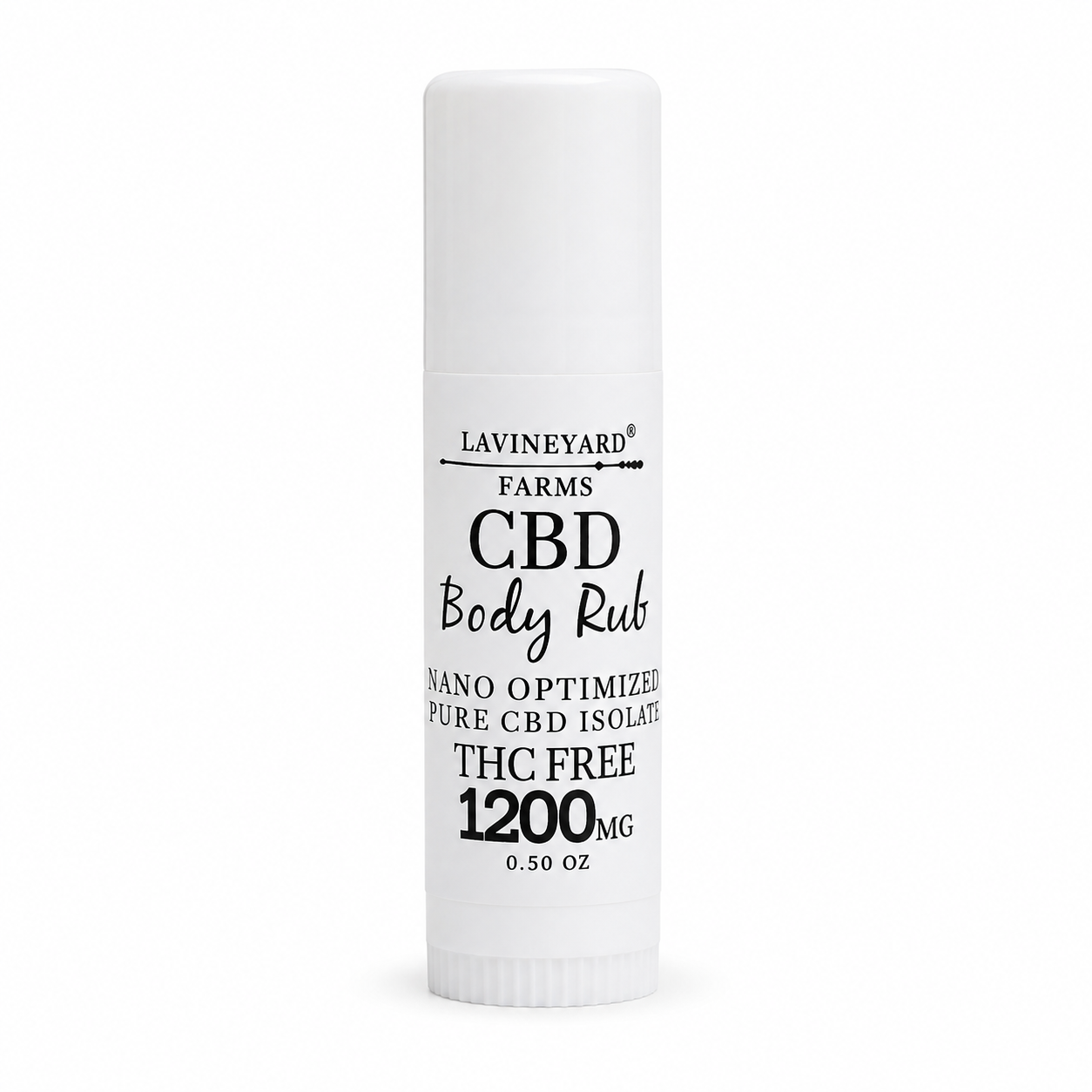 THC FREE Muscle Rub 0.50 OZ- Travel Size